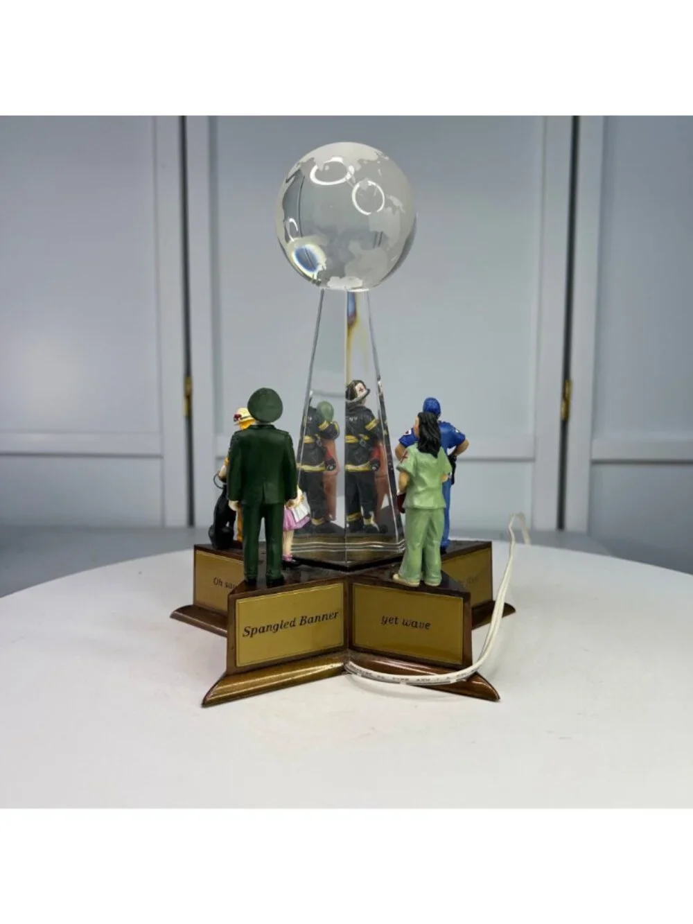Dept 56 9/11 Memorial American Pride Collection Lighted Figurine (Incomplete)